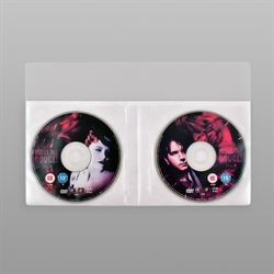 Double DVD sleeves with protective felt - 50 pcs.