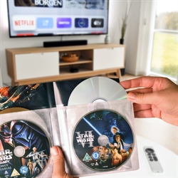  Quadruple DVD sleeves with felt