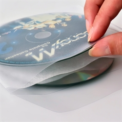 Double CD sleeves with felt - 50 pcs.