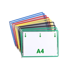 Tarifold Pivoting Pockets, A4 landscape, assorted - 10 pcs.