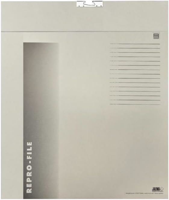 Jalema Grafi-System Repro-File, 10\'\' x 16\'\' Capacity, Grey - 50/Box