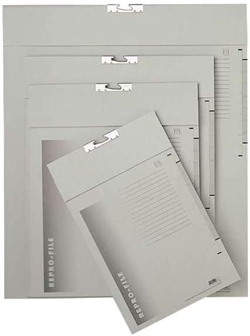 Jalema Grafi-System Repro-File, 10\'\' x 16\'\' Capacity, Grey - 50/Box