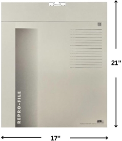 Jalema Grafi-System Repro-File, 17\'\'x 21\'\', Grey - 50/Box