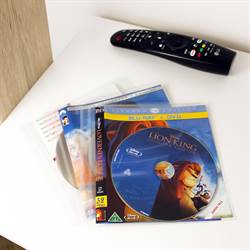 Blu-Ray pockets with binder holes for Blu-Ray storage - 50 pcs.