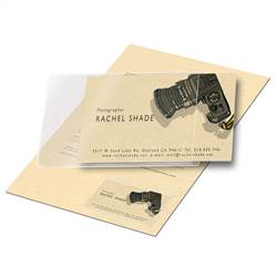 Side-Opening Self-Adhesive Business Card Pockets - 1000 pcs.
