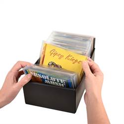 CD sleeves for CD storage with room for cover - 100 pcs.