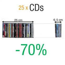 Double CD sleeves with felt - 50 pcs.