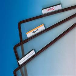 Clip-On Index Tabs, assorted - 10 pcs.