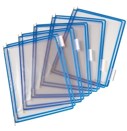 Tarifold Desktop Organizer - 10 Blue Pockets