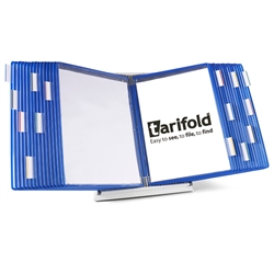 Tarifold Desktop Organizer - 30 Blue Pockets