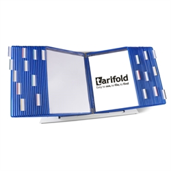 Tarifold Desktop Organizer - 40 Blue Pockets