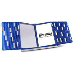 Tarifold Desktop Organizer - 60 Blue Pockets