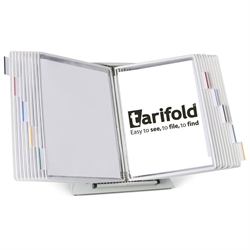 Tarifold Desktop Organizer - 20 White Pockets