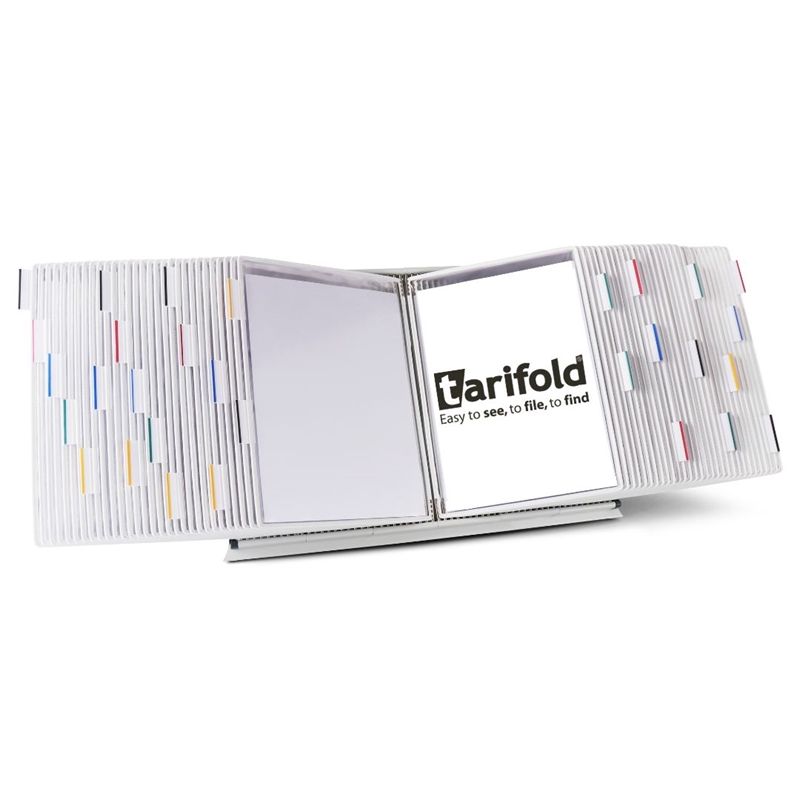 Tarifold Desktop Organizer - 60 White Pockets