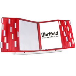 Tarifold Desktop Organizer - 40 Red Pockets