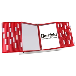 Tarifold Desktop Organizer - 50 Red Pockets