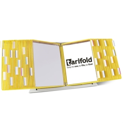Tarifold Desktop Organizer - 50 Yellow Pockets
