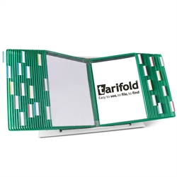 Tarifold Desktop Organizer - 40 Green Pockets