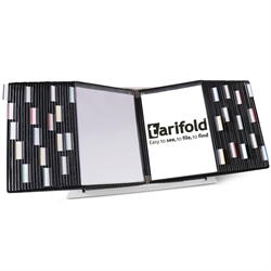 Tarifold Desktop Organizer - 50 Black Pockets