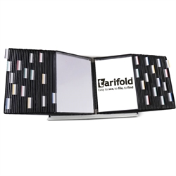 Tarifold Desktop Organizer - 60 Black Pockets