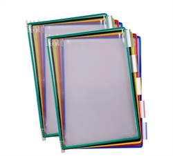 Tarifold Desktop Organizer - 10 Assorted Color Pockets 