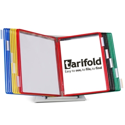 Tarifold Desktop Organizer - 20 Assorted Color Pockets