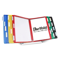 Tarifold Desktop Organizer - 30 Assorted Color Pockets