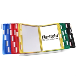 Tarifold Desktop Organizer - 50 Assorted Color Pockets