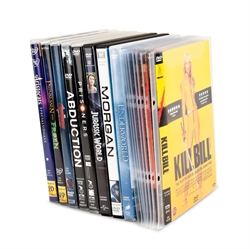 Single / Double DVD sleeve with felt and binder holes for DVD storage - 50 pcs.