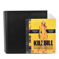 DVD sleeves with binder holes for DVD storage - 100 pcs.