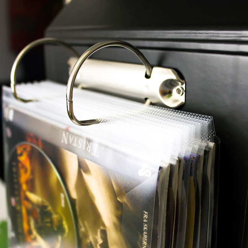 100 DVD sleeves with binder holes for DVD storage