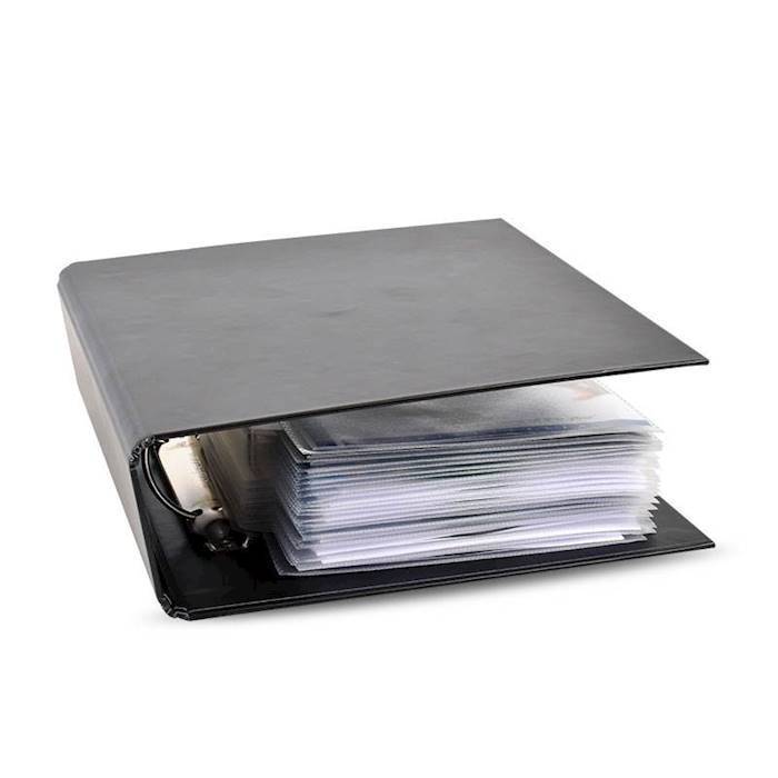 Currency Sleeves50Pcs Page Protectors for 3 Ring Binder 3-Pocket