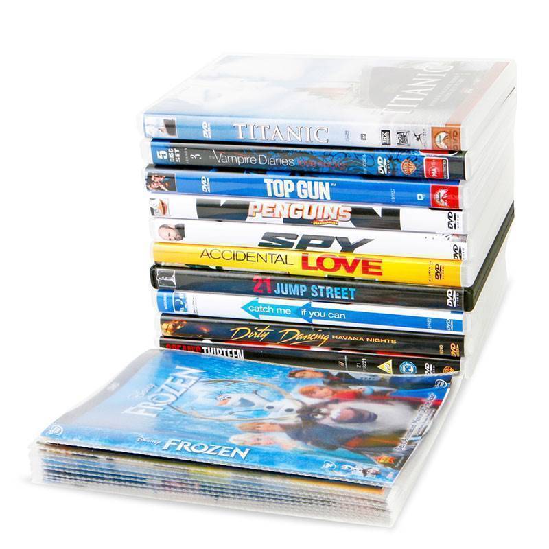 100 Dvd Sleeves For Dvd Storage Save 70 Space