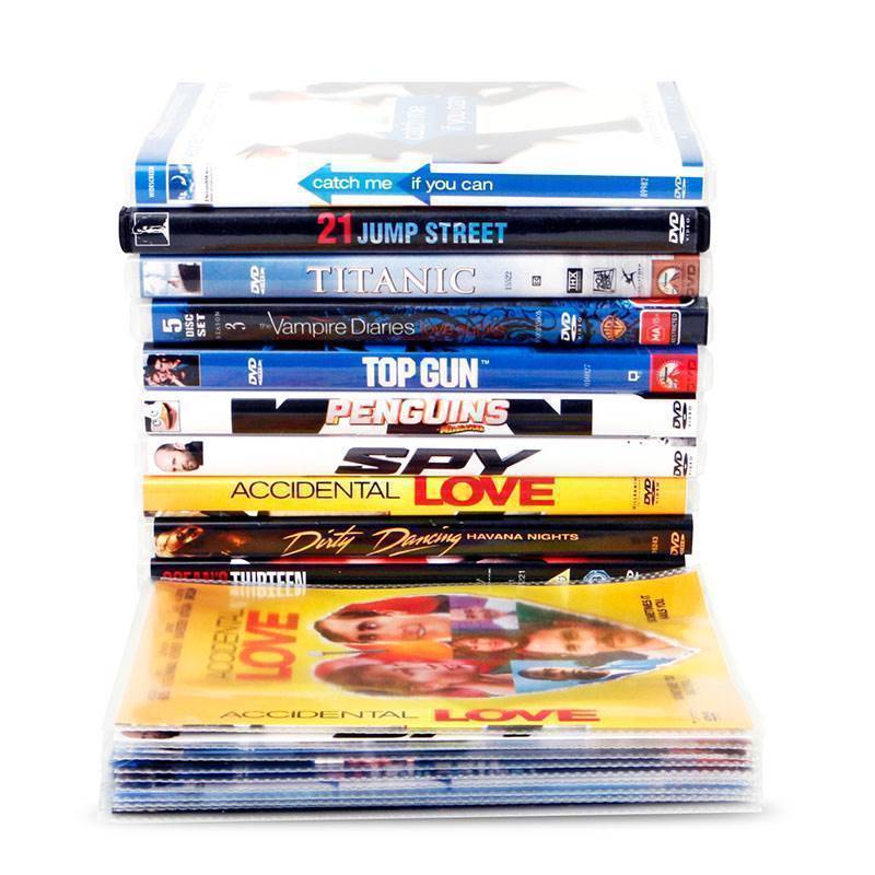 100 Dvd Sleeves For Dvd Storage Save 70 Space