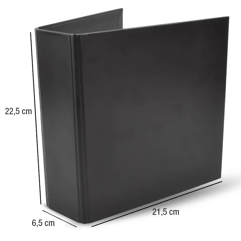 Rusland lade som om fossil 2-Ring Binder for DVD, CD & Blu-ray Storage, Black, 4/PK