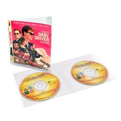 Double Blu-Ray sleeves for 2 Blu-Rays with space for cover