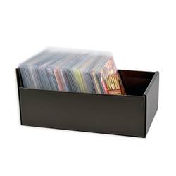 Storage Box for DVD Storage, CD Storage, Blu-ray Storage and Xbox Video Games, Black