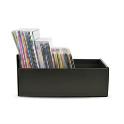 Storage Box for DVD Storage, CD Storage, Blu-ray Storage and Xbox Video Games, Black