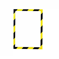 Magneto Pro Magnetic Display Frame, Letter-size, 5 pcs - Yellow/Black
