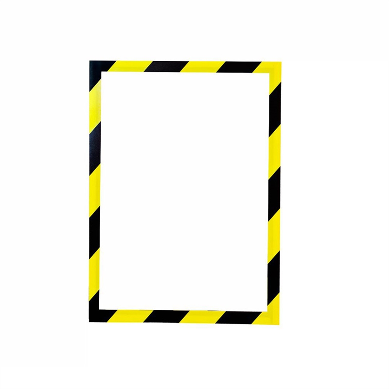 Magneto Pro Magnetic Display Frame, Letter-size, 5 pcs - Yellow/Black