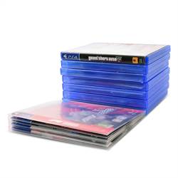 PS4/PS5 sleeves for PS4 game storage - space for cover - 25 pcs.