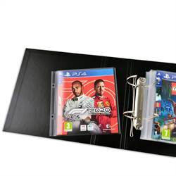 PS4/PS5 sleeves with binder holes for PS4 game storage - 25 pcs.