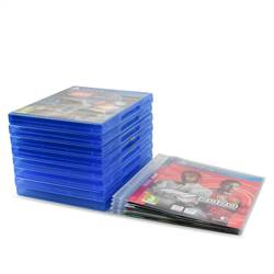 PS4/PS5 sleeves with binder holes for PS4 game storage - 25 pcs.