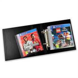 PS4/PS5 sleeves with binder holes for PS4 game storage - 25 pcs.