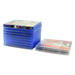 PS4/PS5 sleeves with binder holes for PS4 game storage - 25 pcs.