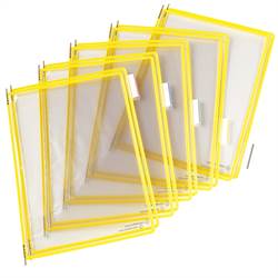 Pivoting Pocket Packs yellow 10 pcs