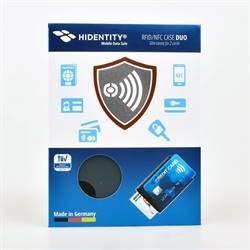 RFID secured credit card holder for 2 cards