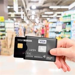 RFID secured credit card holder for 2 cards