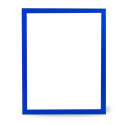 Magnetic Display Frames, Blue - Letter Size - 2/PK