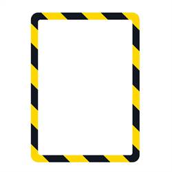 Magneto Magnetic Safety Display Pocket, Yellow/Black - 2/PK